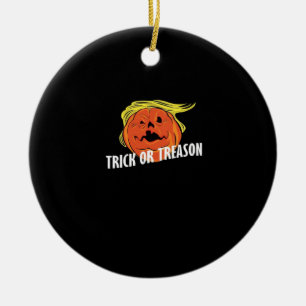Trumpkin - Trick oder Verrat Halloween Keramik Ornament