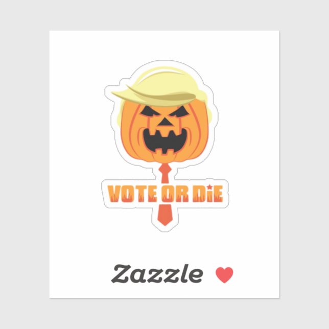 Trumpkinklassiker zu Halloween Aufkleber (Blatt)