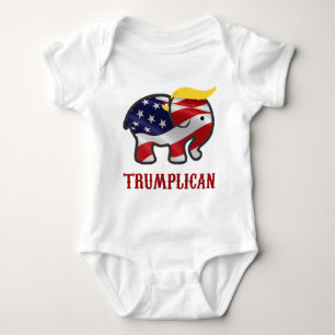 Trumplican-3 Baby Strampler