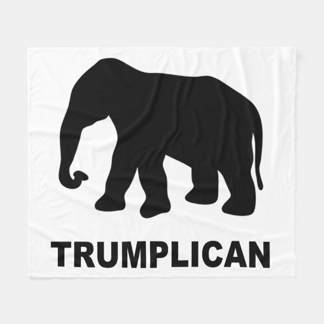 Trumplicer Popular Pro Donald Trump mutig Fleecedecke (Vorderseite (Horizontal))