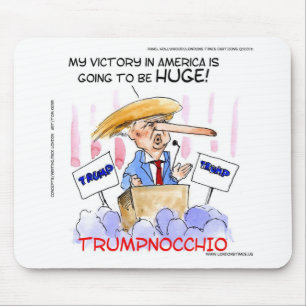 Trumpnocchio Lustige Donald Trump Artikel Mousepad