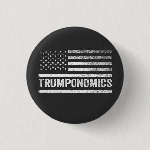 Trumponomics Amerikanische Wahlflagge Trump Republ Button