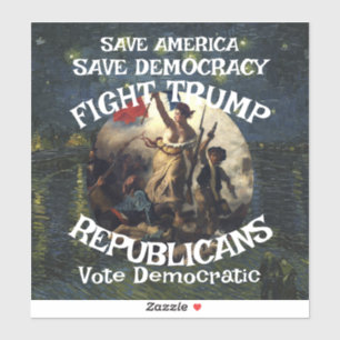 Trumps 2030 2031 Republikanische Partei 2032 2033  Aufkleber