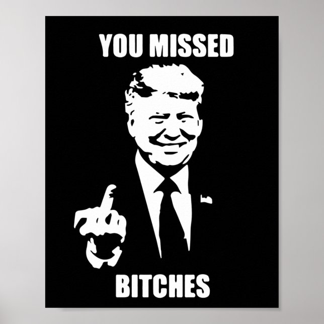 Trumps Angriff auf Trump im Kampf für Amerika - Tr Poster (Vorne)