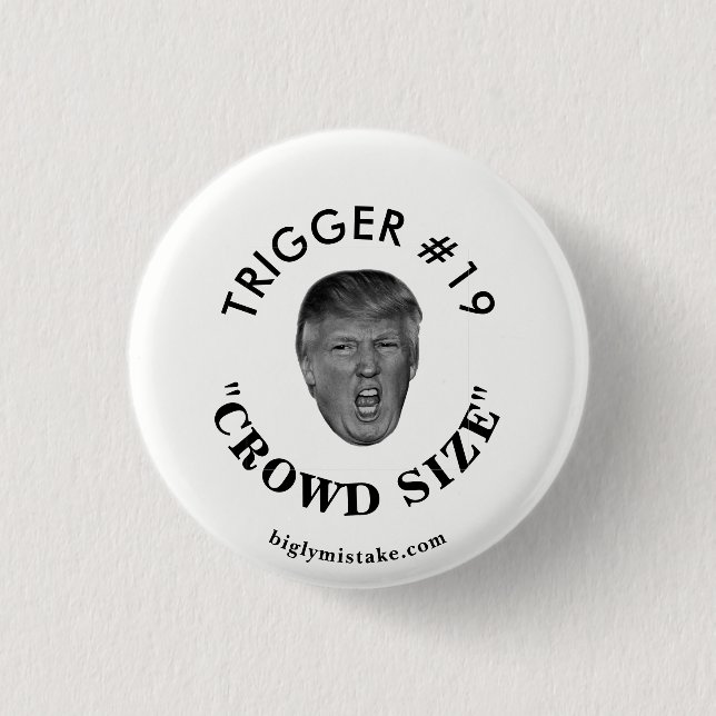 Trumps Auslöser #19 Button (Vorderseite)