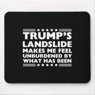 Trumps Erdrutschsieg wurde durch das Jahr 2024 W n Mousepad