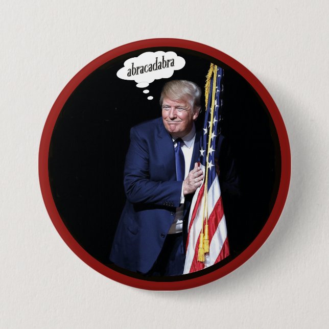 Trumps geheimer Plan, Amerika wieder groß zu mache Button (Vorderseite)