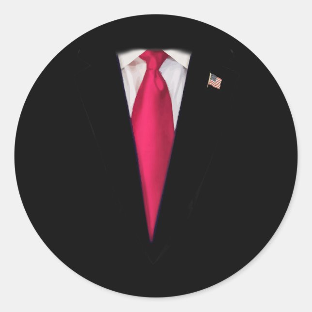 Trumps Halloween-Kostüm Runder Aufkleber (Vorderseite)
