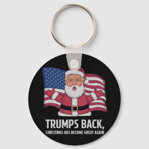 Trumps Rücken: Weihnachten ist wieder groß geworde Schlüsselanhänger