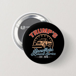 Trumps Schneebeseitigungsdienst Trump 2024  Button