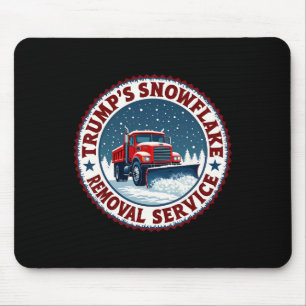 Trumps Schneeblatt-Entfernungsdienst Lustiger Fest Mousepad