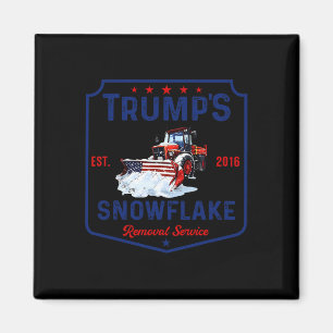 Trumps Snowflake-Entfernungsdienst Funny Trump 202 Magnet