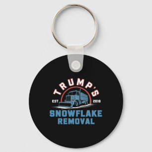 Trumps Snowflake-Entfernungsdienst Funny Trump 202 Schlüsselanhänger