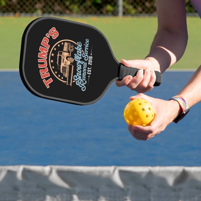 Trumps Snowflake-Entfernungsdienst Trump 2024 Pickleball Schläger (InSitu)