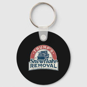 Trumps Snowflake Removal Service Funny Trump 2024 Schlüsselanhänger