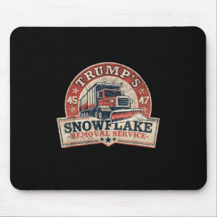 Trumps Snowflake Removal Service Funny Trump Vinta Mousepad