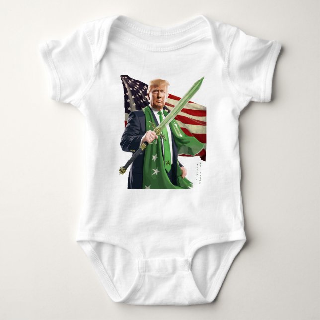 Trumps St. Paddy Baby Strampler (Vorderseite)