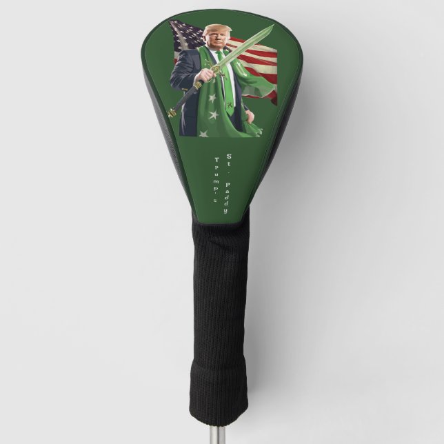 Trump's St. Paddy Golf Headcover (Vorderseite)