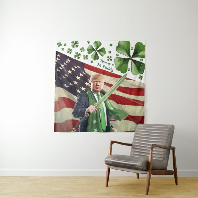 Trumps St. Paddy Wandteppich (Beispiel)