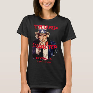 Trumps Totes Party Time Wine Cheese Dinner T-Shirt