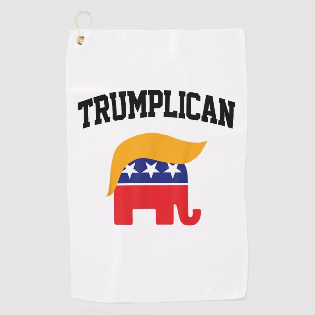 Trumpsche Trump-Unterstützer Golfhandtuch (Vorderseite)