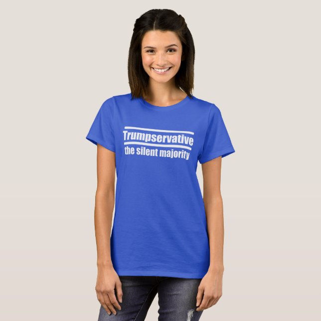Trumpservative das schweigende Mehrheit, T-Shirt (Vorne ganz)