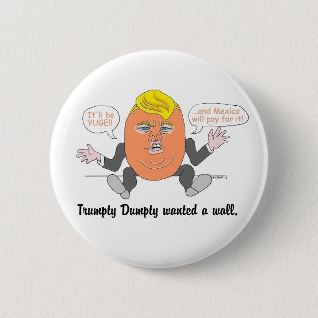 Trumpty Dumpty Knopf Button (Vorderseite)