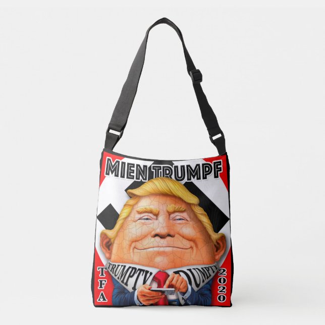 Trumpty Dumpty "Mien Trumpf" Tragetaschen Mit Langen Trägern (Vorderseite)