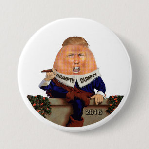 Trumpty Dumpty saß an der Wand Button