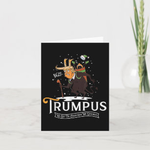 Trumpus, wir bekommen das Weihnachten, das wir Tru Karte