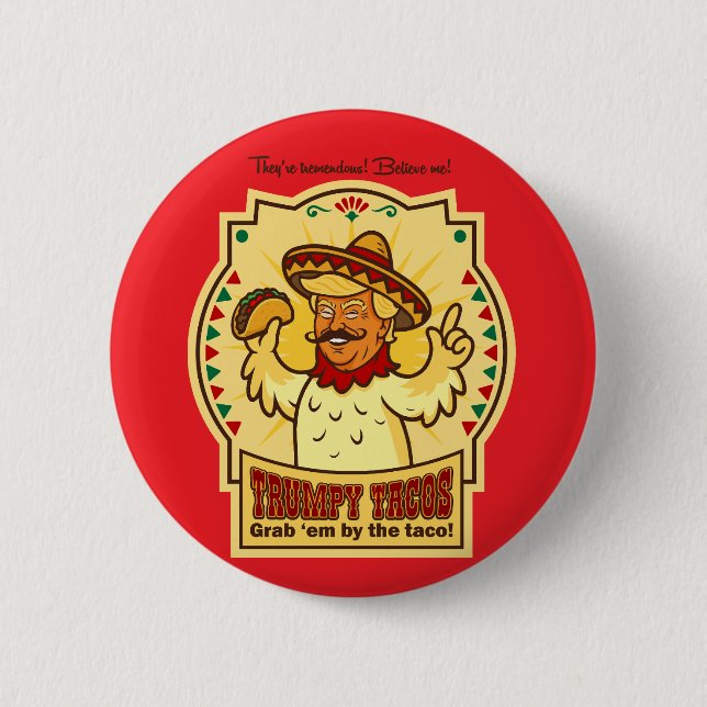 Trumpy Tacos Button (Vorderseite)