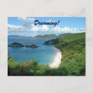 Trunk Bay, Dreaming! Postkarte