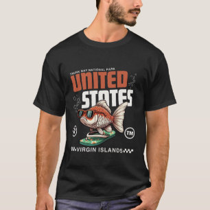 Trunk Bay Nationalpark, Amerikanische Jungferninse T-Shirt