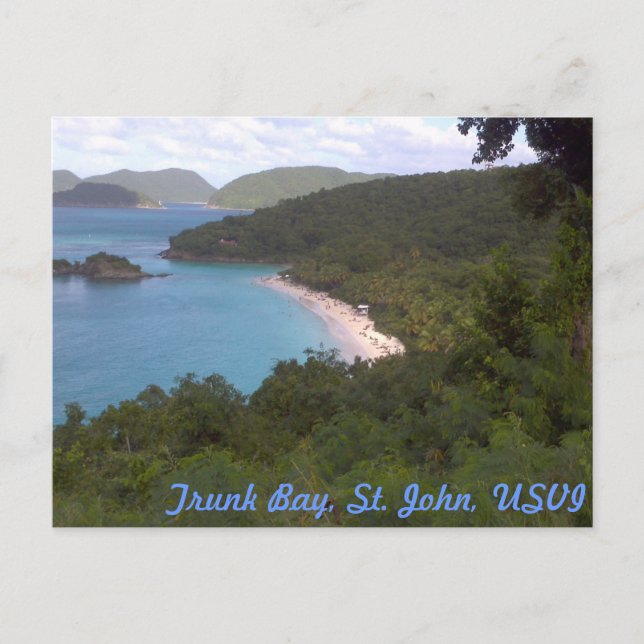 Trunk Bay Postcard Postkarte (Vorderseite)