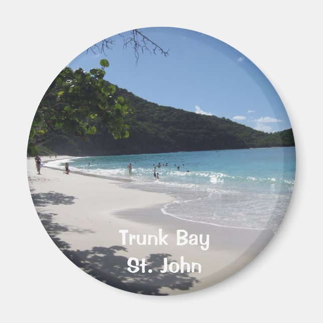 Trunk Bay, St John Magnet (Vorne)