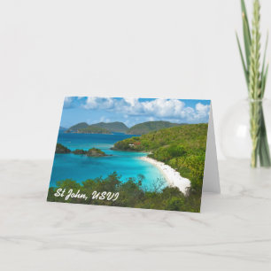 Trunk Bay, St John USVI Karte