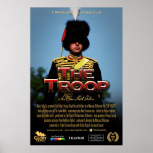 Truppe-Offizierplakat für Poster