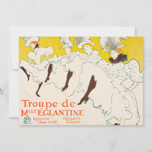 Truppe von Mademoiselle Eglantine, Toulouse Lautre Einladung