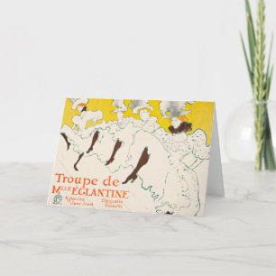 Truppe von Mademoiselle Eglantine, Toulouse Lautre Karte