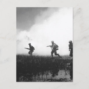 Truppen der vietnamesischen Armee im Kampfoper Postkarte