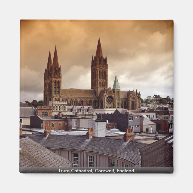 Truro Cathedral, Cornwall, England Magnet (Vorne)