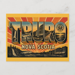 Truro Nova Scotia Zentrum von Nova Scotia Postkarte