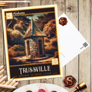 Trussville, Alabama   VINTAG Postkarte