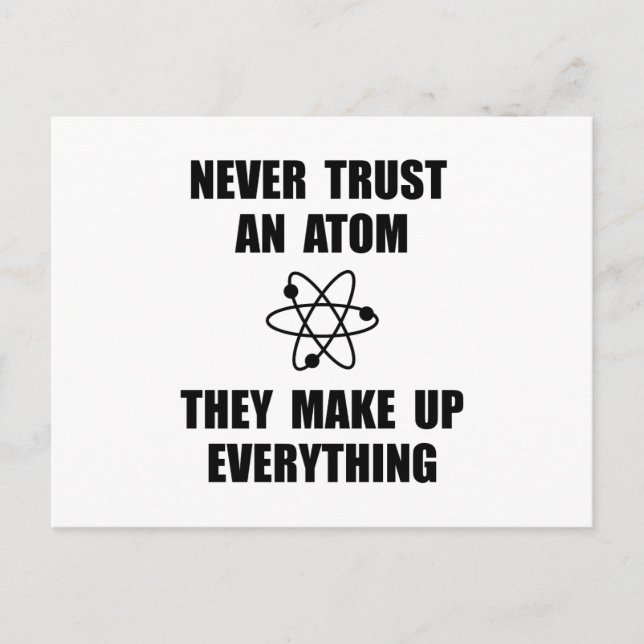 Trust Atom Postkarte (Vorderseite)