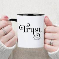 Trust Bible Verse Christlich Coffee Tasse