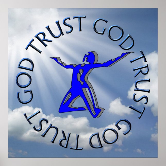 TRUST GOD POSTER (Vorne)