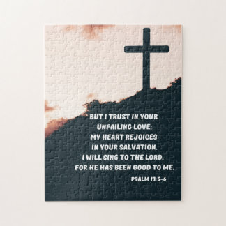 Trust God Psalm 13:5-6 Bible Verse Christlich