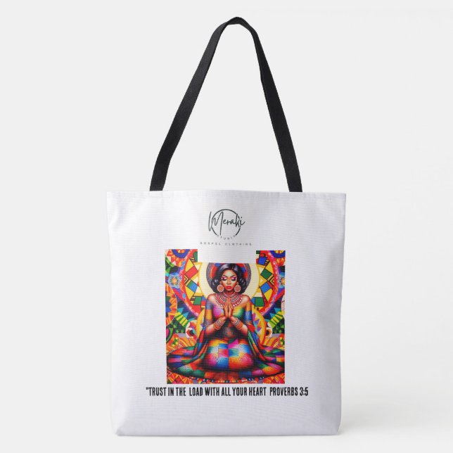 Trust in lord with all your heart  tasche (Vorderseite)