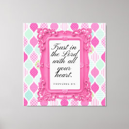 Trust in the Lord | Christian Gift Leinwanddruck