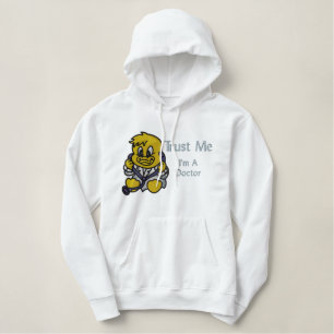 Trust Me Duck Bestickter Hoodie